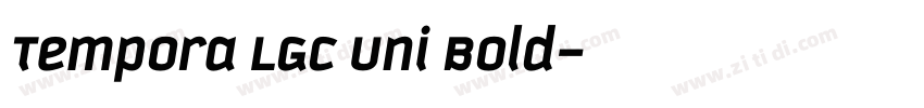 Tempora LGC Uni Bold字体转换